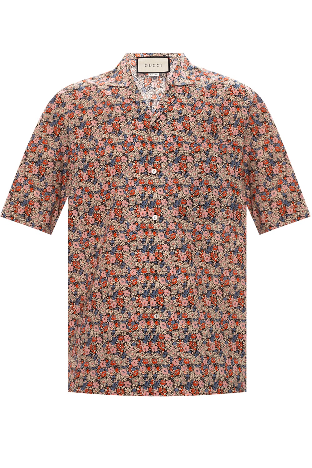 Gucci logo outlet flower shirt